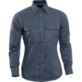 DRIFIRE® Tecgen Select®Women's Flame Resistant Work Shirt XL LT Blue TCGSSWN00119XLRG00 TCGSSWN00119XLRG00