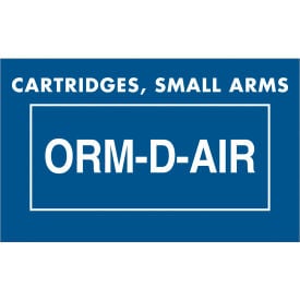 Tape Logic® ORM-D Labels ''Cartridges Small Arms ORM-D-AIR'' 1-3/8