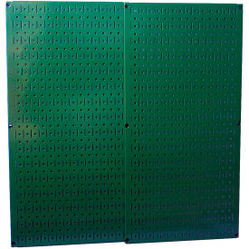 Wall Control Pegboard Pack- 2 Panels Green Metal 32