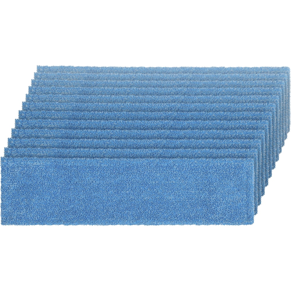 Rubbermaid Commercial Adaptable Flat-Mop Microfiber Pad, 19-1/2in x 5-1/2in, Blue MPN:2132427