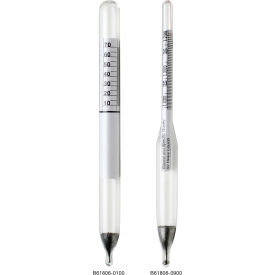 H-B DURAC 1.800/2.000 Specific Gravity and 64/70 Degree Baume Dual Scale Hydrometer 618061200