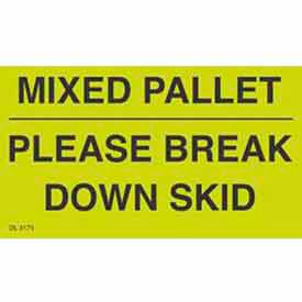 Mixed Pallet Please Break Down Skid