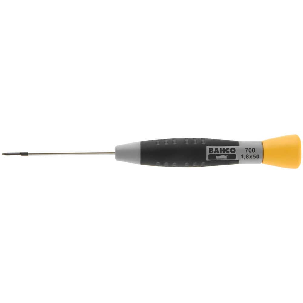 Slotted Screwdrivers, Blade Width (mm): 2.50 , Overall Length (mm): 137.0000 , Handle Type: Comfort Grip , Handle Length (Decimal Inch): 4-13/16  MPN:BAH7002550