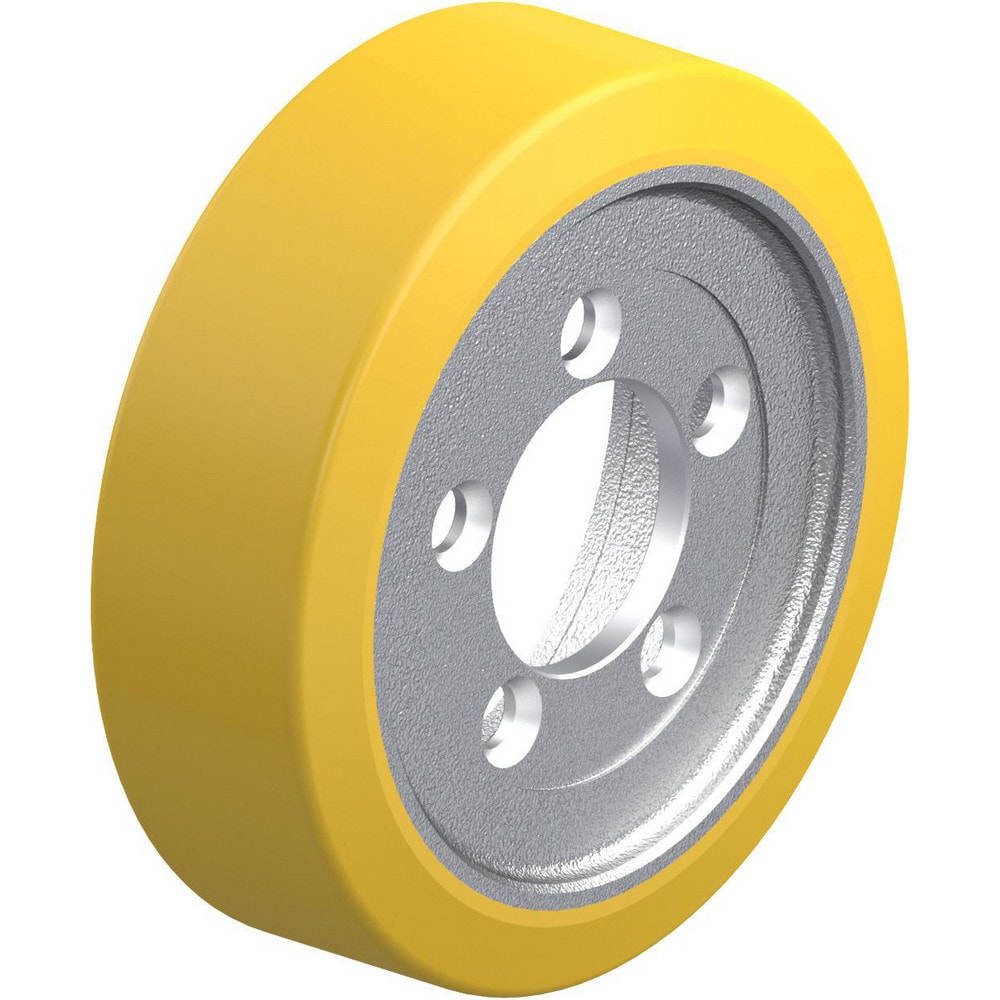 Caster Wheels, Wheel Type: Rigid, Swivel , Wheel Diameter (Inch): 10-1/16 , Bearing Type: None , Wheel Width (Inch): 3-1/4 , Hardness Rating: Hard  MPN:463208