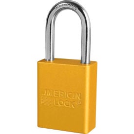 American Lock® S1106YLW Aluminum Safety Padlock 1-1/2