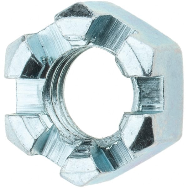 Hex Lock Nut: 1/2-13, Grade 2 Steel, Zinc-Plated MPN:-1797-2