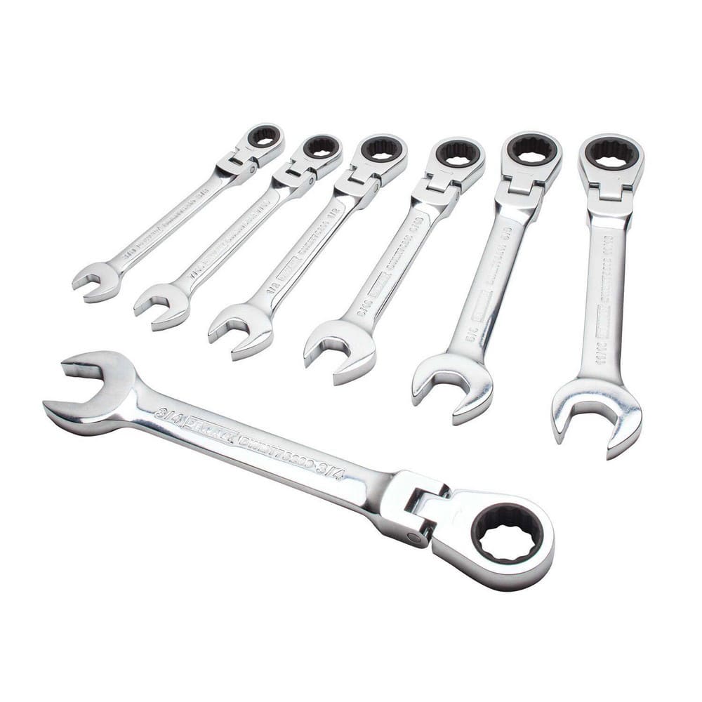 Wrench Sets, System Of Measurement: Inch , Container Type: Rack , Material: Steel , Finish Coating: Polished Chrome , Non-sparking: No  MPN:DWMT74195