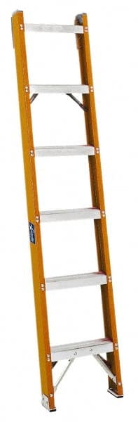 6-Step Fiberglass Step Ladder: Type IA, 6' High MPN:FH1006