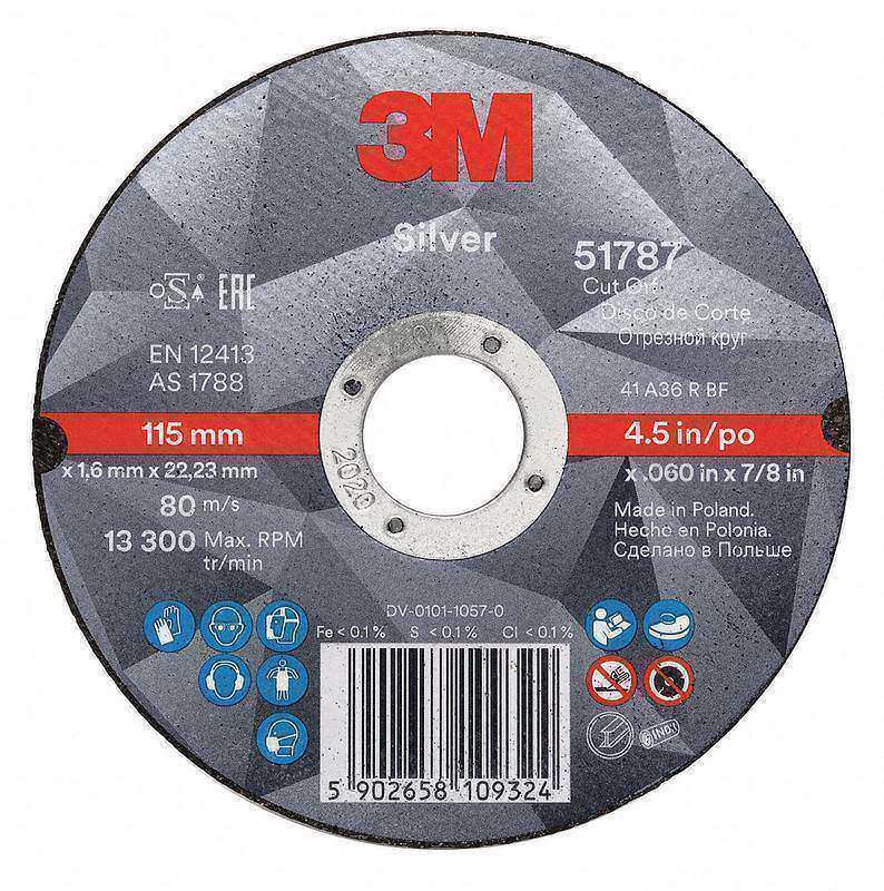 Abrasive Cut-Off Wheel 4-1/2 dia. MPN:87464