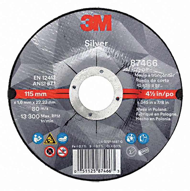 Abrasive Cut-Off Wheel 4-1/2 dia. MPN:87466