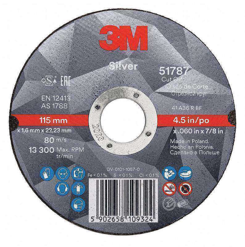 Abrasive Cut-Off Wheel 60 Grit 6 dia. MPN:87470