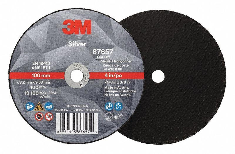 Abrasive Cut-Off Wheel Type 1 4 dia. MPN:87657