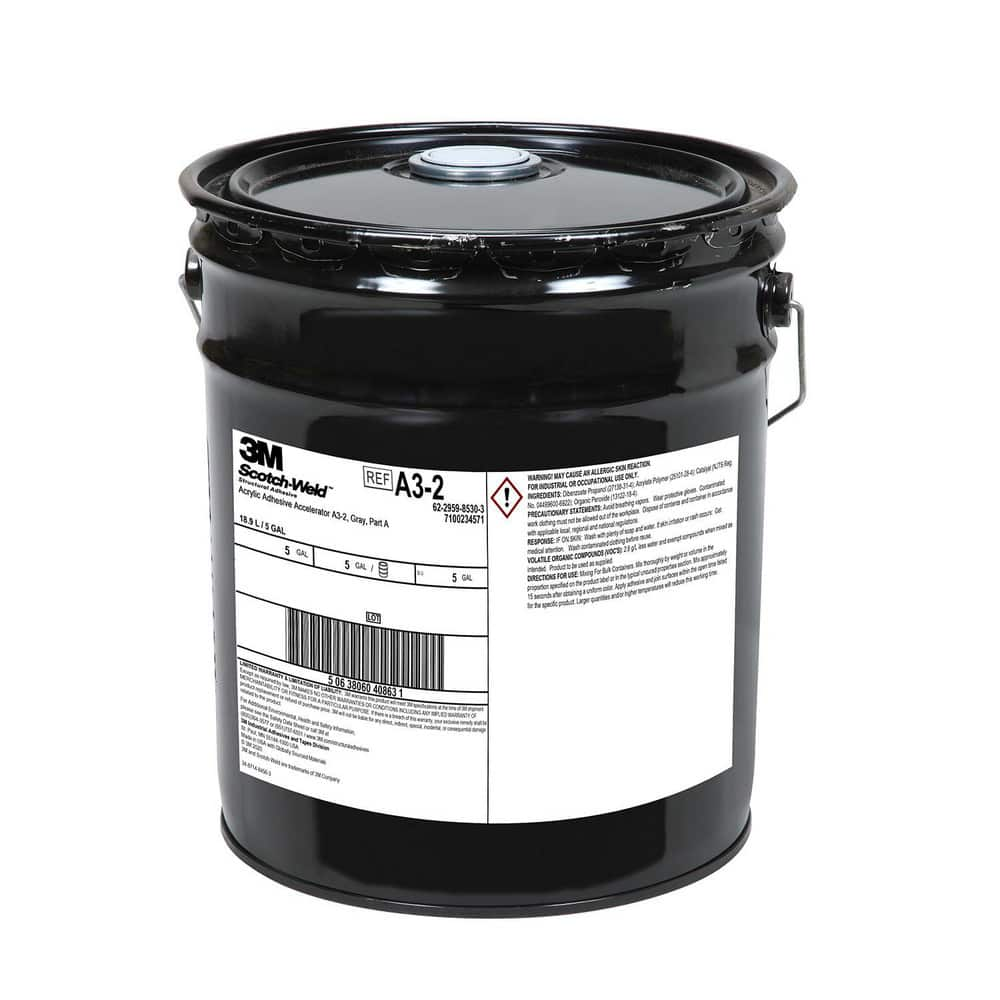 Adhesive Activators & Primers, Product Type: Accelerator , Container Size: 5.0gal , Chemical Type: Acrylic , Container Type: Pail  MPN:7100234571