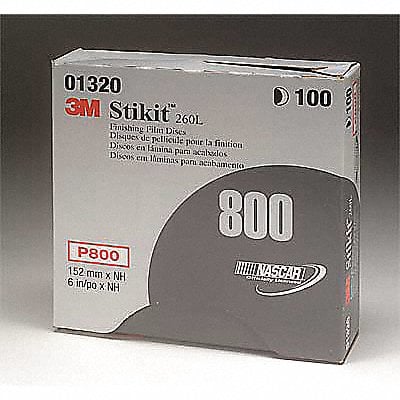 PSA Sanding Disc Poly 5in P800G PK400 MPN:60010023715