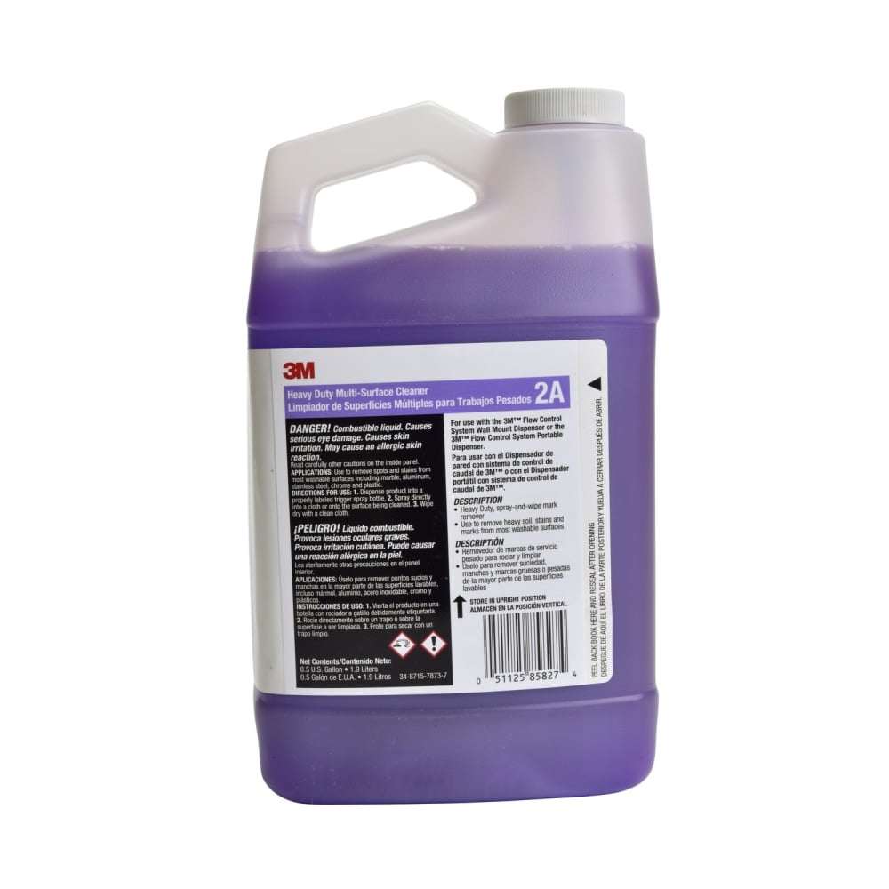 3M Flow Control 2A Heavy-Duty Multi-Surface Cleaner Concentrate, 64 Oz Bottle (Min Order Qty 2) MPN:2A-EA