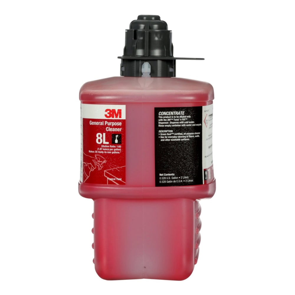 3M 8L Concentrated General Purpose Cleaner, 67.6 Oz Bottle (Min Order Qty 2) MPN:8LEA