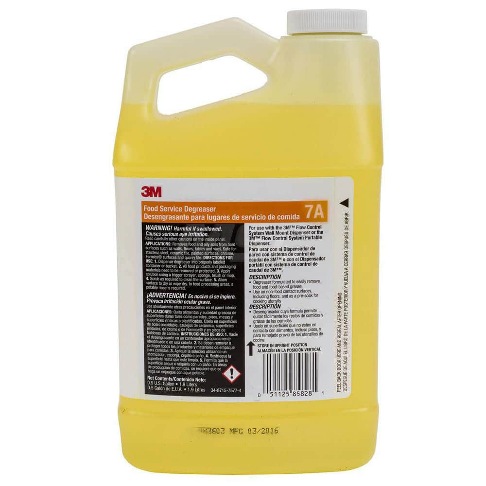 Food Service Degreaser Concentrate 7A, 0.5 gal, 4/Case MPN:7010385964