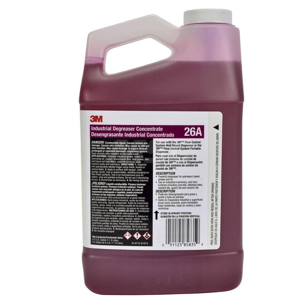 Industrial Degreaser Concentrate 26A, 0.5 gal, 4/Case MPN:7010385967