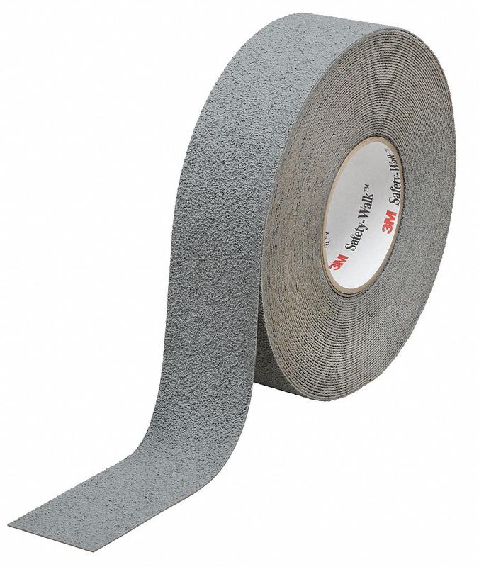 AntiSlip Tape 60 ftLx1 inW Gray MPN:370-1X60