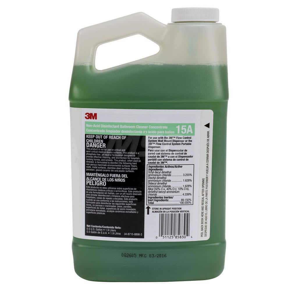 Non-Acid Disinfectant Bathroom Cleaner Concentrate 15A, 0.5 gal, 4/Case MPN:7010385965