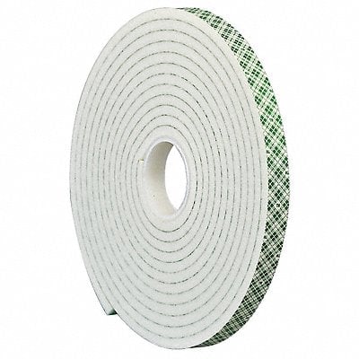 Double Sided Foam Tape 5 yd L 1/2 W MPN:4004