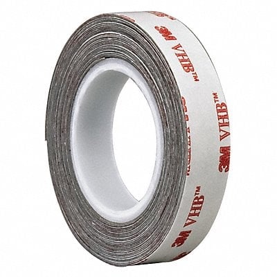 Double Sided VHB Foam Tape 5 yd L 1/2 W MPN:4926