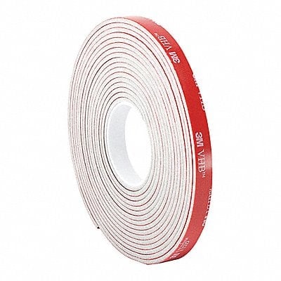 Double-Sided Foam Tape 5 yd L 1/2 W MPN:LSE160WF