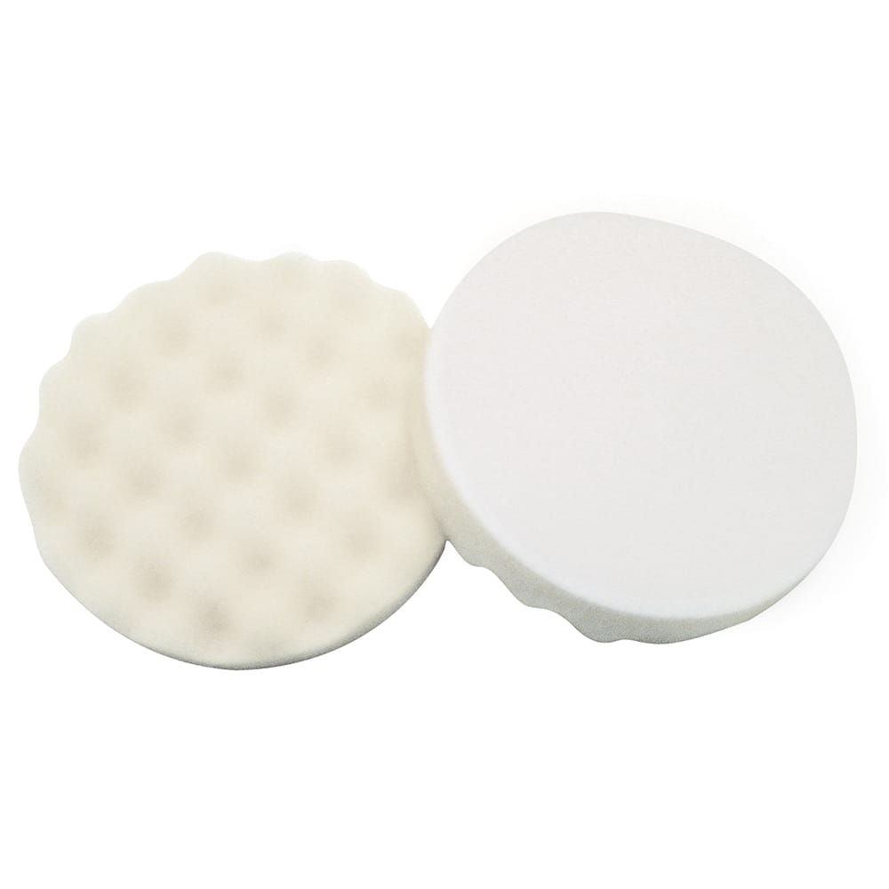 Bonnets & Pads, Product Type: Buffing Pad, Buffing Pad , Material: Foam , Color: White , Maximum RPM: 12000.000 , Attachment Type: Hook & Loop  MPN:7010362494