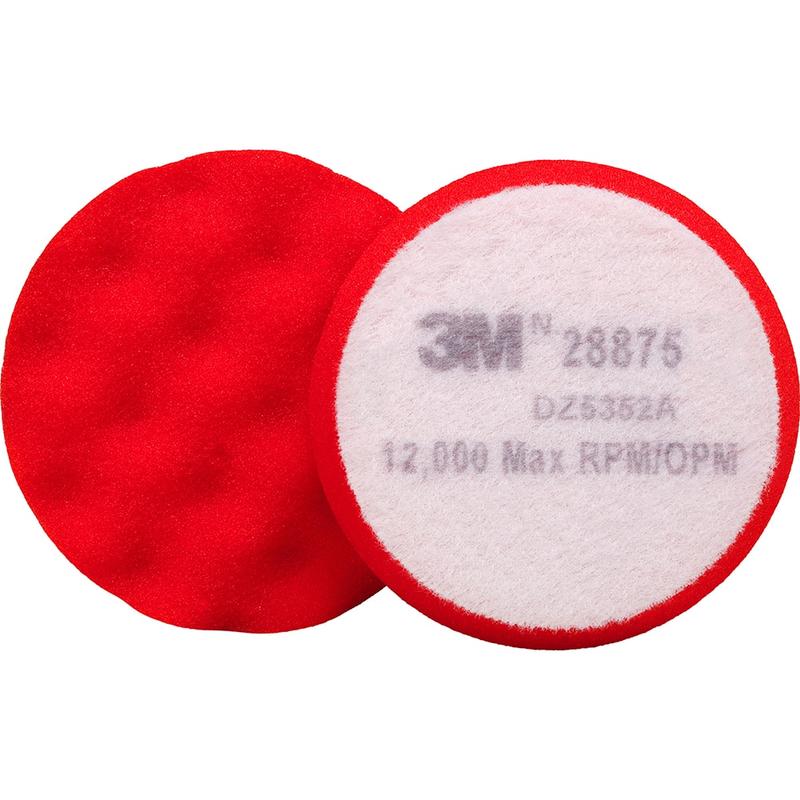 Bonnets & Pads, Product Type: Buffing Pad, Buffing Pad , Material: Foam , Color: Red , Maximum RPM: 12000.000 , Attachment Type: Hook & Loop  MPN:7100085945