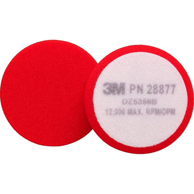 Bonnets & Pads, Product Type: Buffing Pad, Buffing Pad , Material: Foam , Color: Red , Maximum RPM: 12000.000 , Attachment Type: Hook & Loop  MPN:7100085947