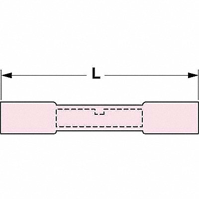 Butt Splice Connector 22-18AWG Red PK250 MPN:MH18BCK