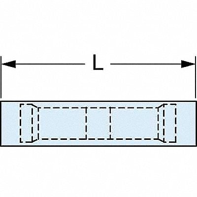 SpliceCon Crimp Nylon Blue PK1000 MPN:MNG14BCK