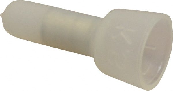 Butt Splice Terminal: Fully Insulated Nylon, Crimp-On Connection MPN:7010349631