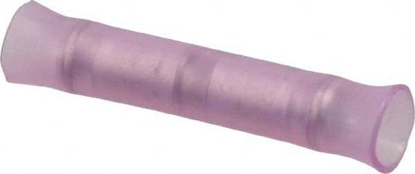 Butt Splice Terminal: Fully Insulated Nylon, Crimp-On Connection MPN:7010397396