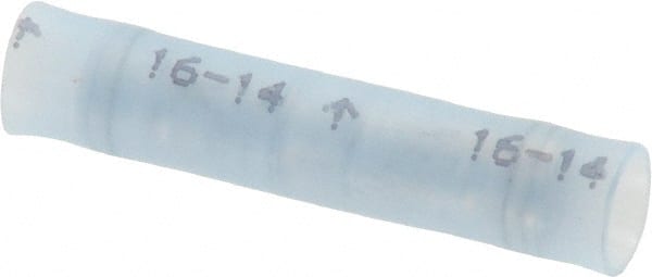 Butt Splice Terminal: Fully Insulated Nylon, Crimp-On Connection MPN:7010397397