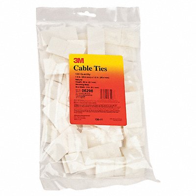 Cable Tie Base 4 Way Natural PK500 MPN:CTB1X1NTA-C