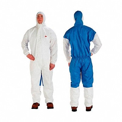 Protective Coverall Blue/White 3XL MPN:4535-3XL