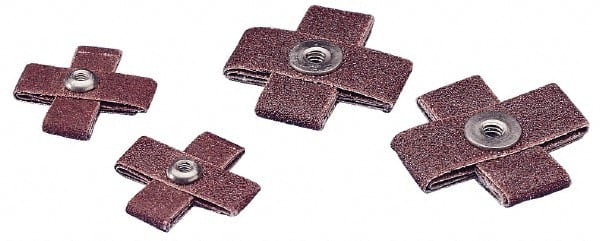 80 Grit, Medium Grade, Aluminum Oxide Cross Pad MPN:7100105487