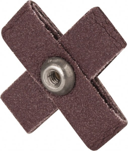 80 Grit, Medium Grade, Aluminum Oxide Cross Pad MPN:7100105510