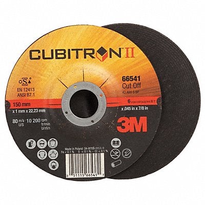 Abrasive Cut-Off Wheel T27 6 in 7/8 in MPN:66541