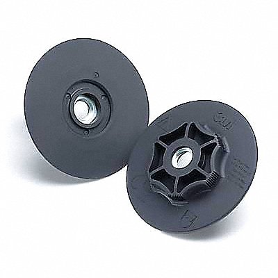 Fiber Disc Pad Hub 4 1/2 in Dia Black MPN:11823