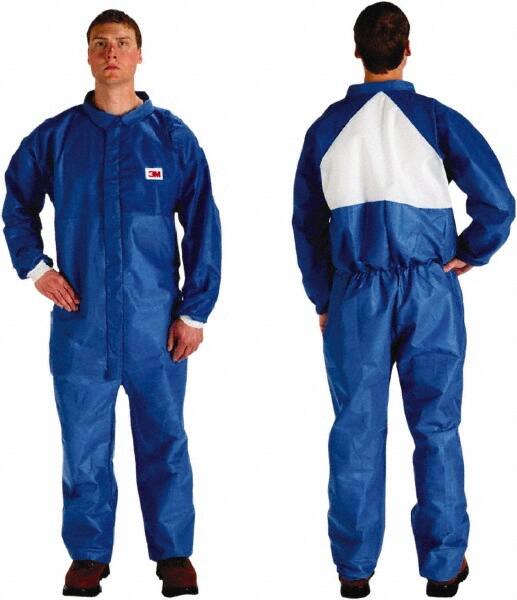 Disposable Coveralls: Size X-Large, Polypropylene, Zipper Closure MPN:7000089025