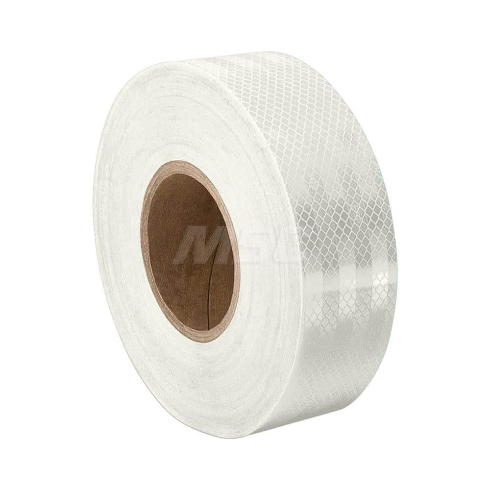 DOT Conspicuity Tape, Color: White , Tape Material: Reflective Sheeting , Width (Inch): 4 , Length (Feet): 15  MPN:888519021972