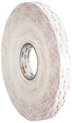 White Double-Sided Acrylic Foam Tape: 1