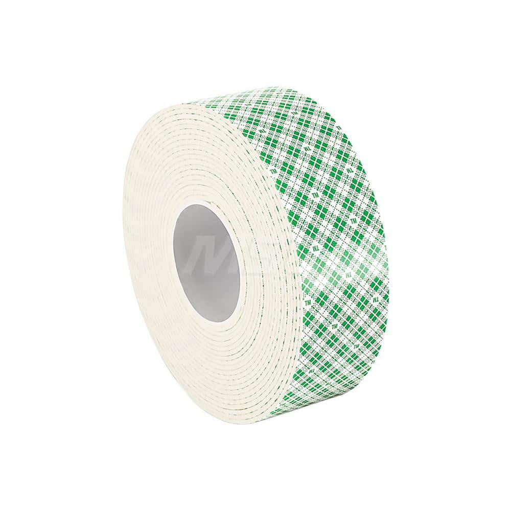 White Double-Sided Urethane Foam Tape: 1/2