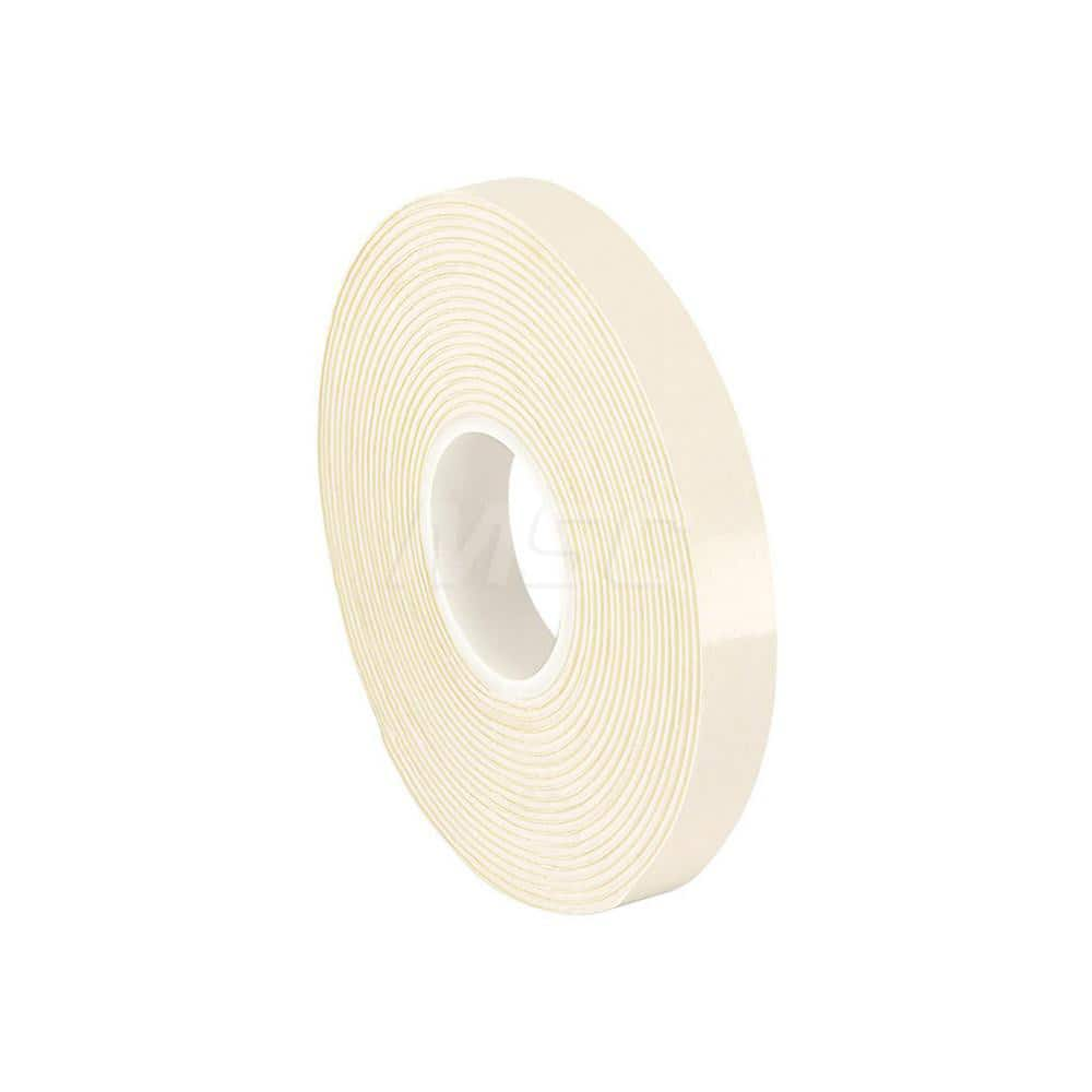 White Double-Sided Polyethylene Foam Tape: 12