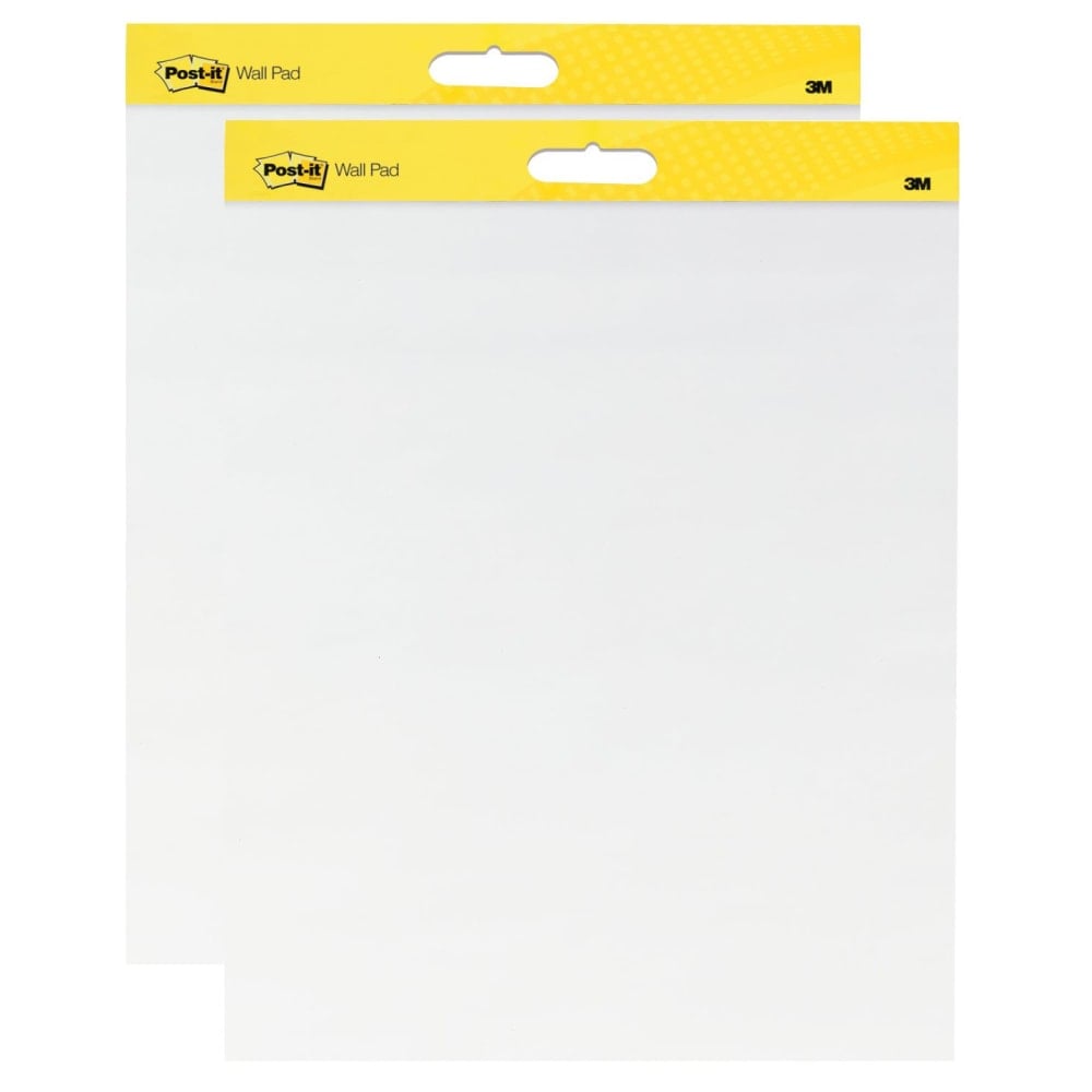 Post-it Super Sticky Easel Pads 20in x 23in, White, 2 Pads of 20 Sheets (Min Order Qty 2) MPN:566PK