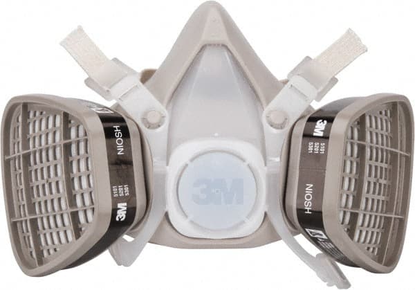 Half Facepiece Respirator with Cartridge: Small, Thermoplastic Elastomer, Permanently Attached MPN:7000052079