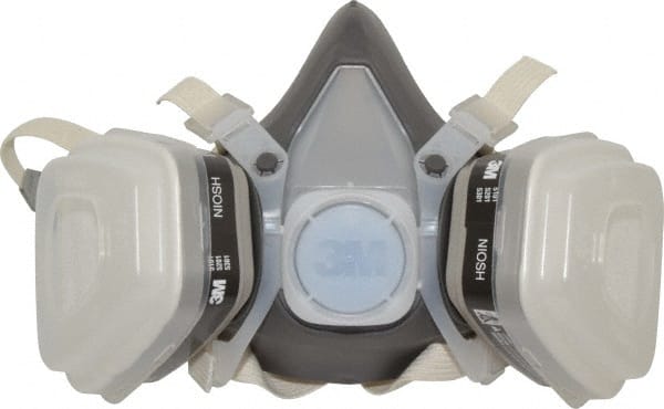 Half Facepiece Respirator with Cartridge: Large, Thermoplastic Elastomer, Permanently Attached MPN:7000052081