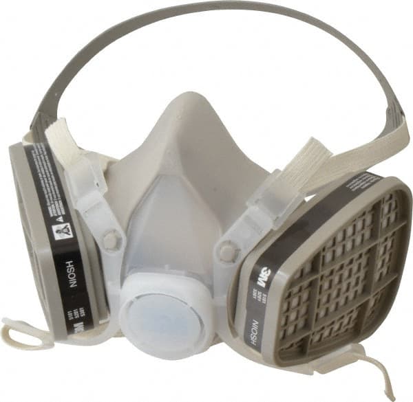 Half Facepiece Respirator with Cartridge: Small, Thermoplastic Elastomer, Permanently Attached MPN:7000126024